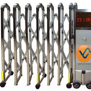 Motorlu Akordiyon Bariyer Kapı